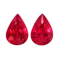 6.50&nbsp;Ct.Tw.Total Carat Weight Ruby Pair from Burma (Myanmar) Video