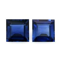2.40 Ct.Tw.Total Carat Weight Blue Sapphire Pair from Thailand Video