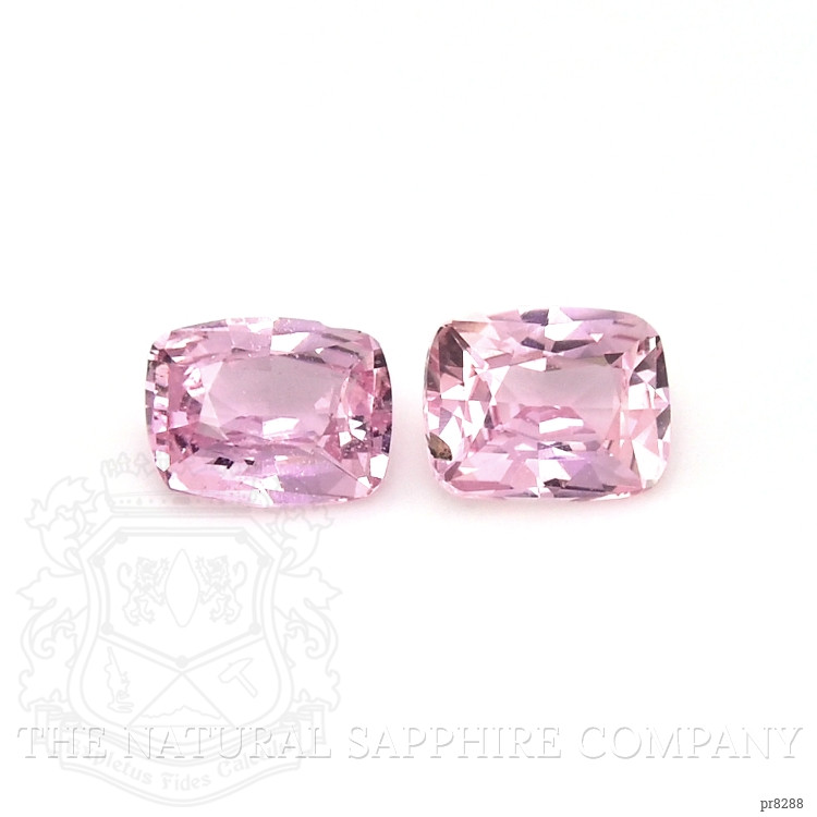0.87 Ct.Tw. Pink Sapphire Pair from Ceylon (Sri Lanka)
