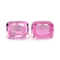 0.69&nbsp;Ct.Tw.Total Carat Weight Pink Sapphire Pair from Ceylon (Sri Lanka) Video