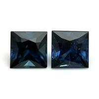 1.00&nbsp;Ct.Tw.Total Carat Weight Blue Sapphire Pair from Ceylon (Sri Lanka) Video