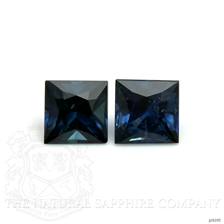 1.00 Ct.Tw. Blue Sapphire Pair from Ceylon (Sri Lanka)