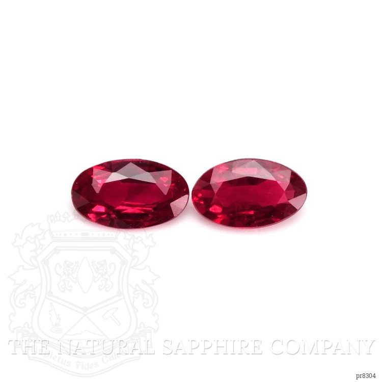 0.46 Ct.Tw. Ruby Pair from Mozambique