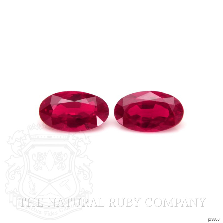 0.47 Ct.Tw. Ruby Pair from Mozambique