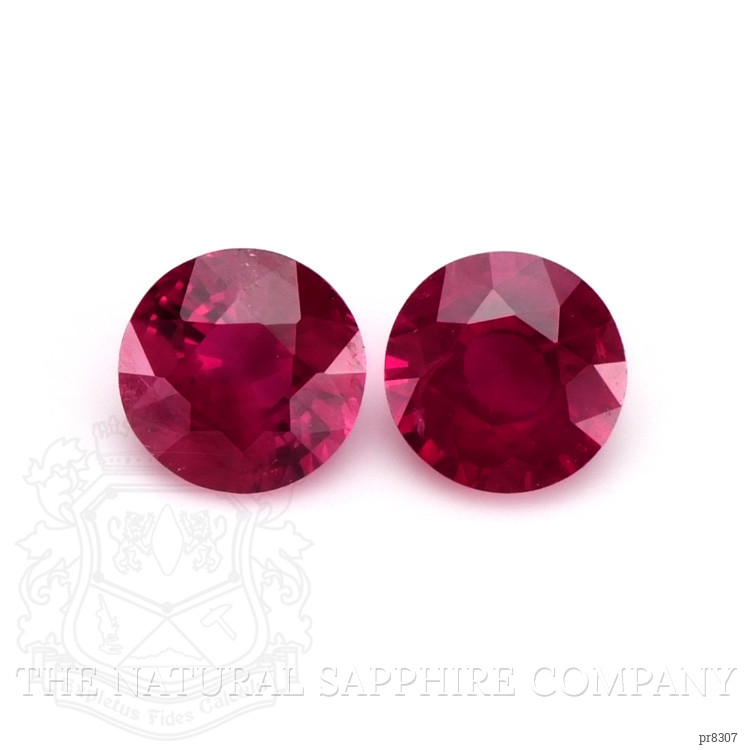 0.56 Ct.Tw. Ruby Pair from Mozambique