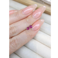 0.60&nbsp;Ct.Tw.Total Carat Weight Purple Sapphire Pair from Ceylon (Sri Lanka) Life Style