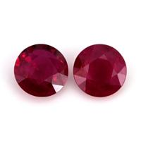 0.82&nbsp;Ct.Tw.Total Carat Weight Ruby Pair from Ceylon (Sri Lanka) Video