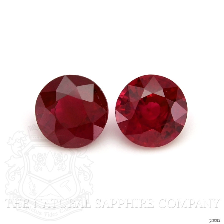 0.93 Ct.Tw. Ruby Pair from Mozambique