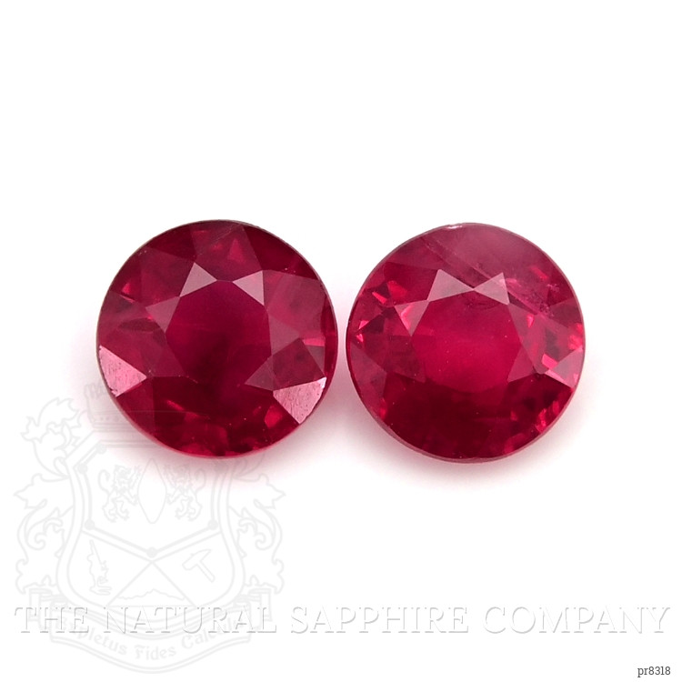 1.05 Ct.Tw. Ruby Pair from Mozambique