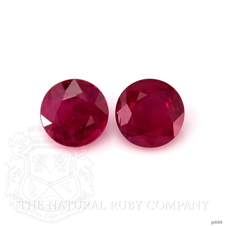1.07 Ct.Tw. Ruby Pair from Mozambique
