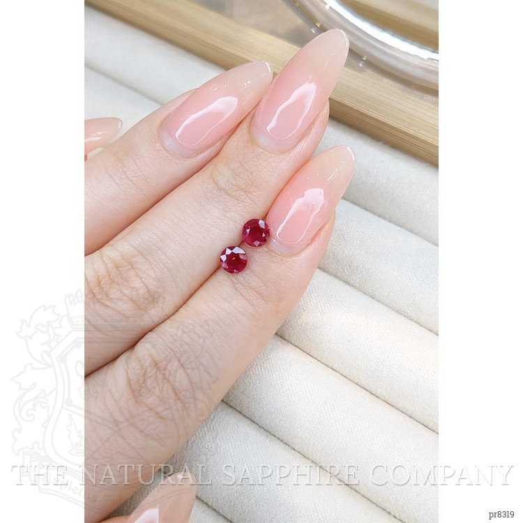 1.07 Ct.Tw. Ruby Pair from Mozambique