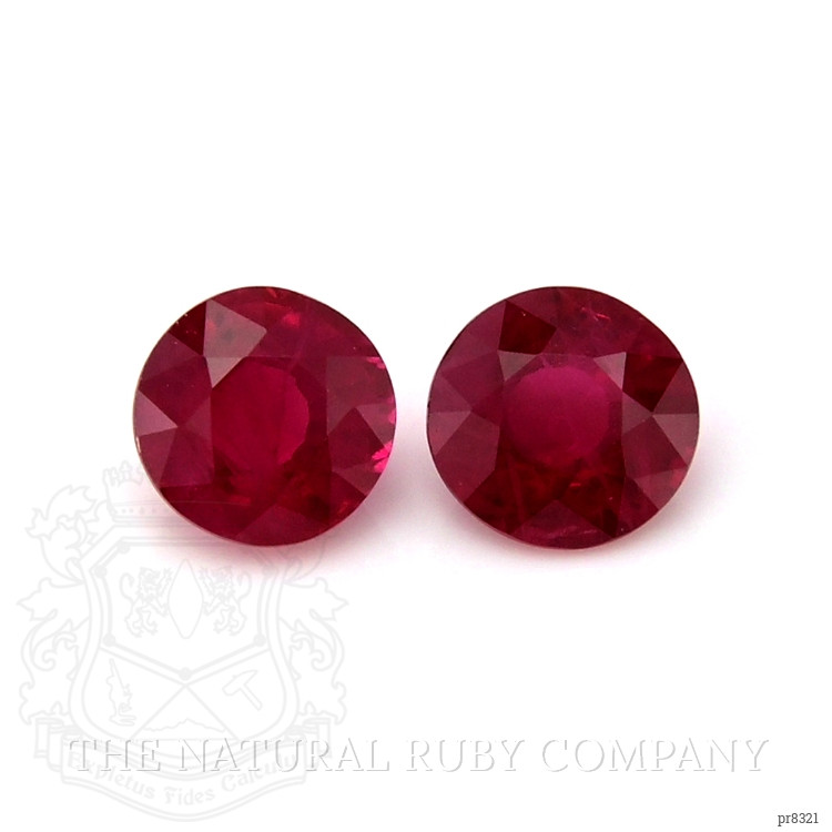 1.09 Ct.Tw. Ruby Pair from Mozambique