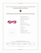 6.43 Ct.Tw.Total Carat Weight Pink Topaz Pair from Ceylon (Sri Lanka) Scan Report