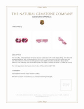 6.40 Ct.Tw.Total Carat Weight Topaz Pair from Ceylon (Sri Lanka) Appraisal