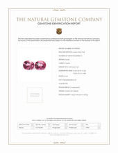 6.67 Ct.Tw.Total Carat Weight Pink Topaz Pair from Ceylon (Sri Lanka) Scan Report