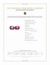 6.61 Ct.Tw.Total Carat Weight Pink Topaz Pair from Ceylon (Sri Lanka) Scan Report