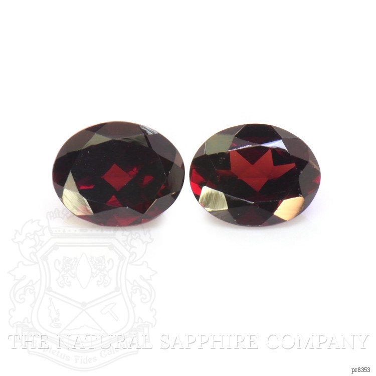 4.48 Ct.Tw. Garnet Pair from Ceylon (Sri Lanka)