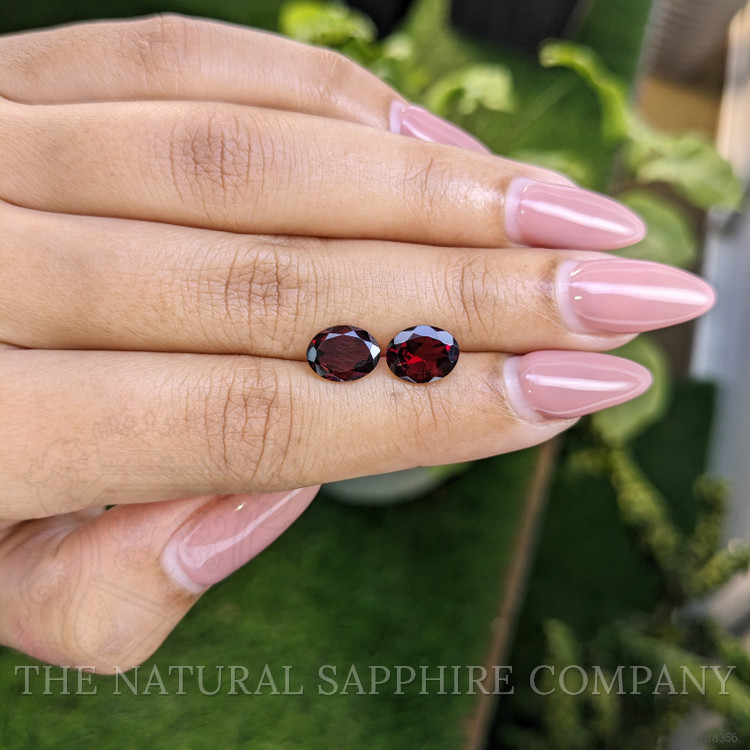 3.70 Ct.Tw. Garnet Pair from Ceylon (Sri Lanka)