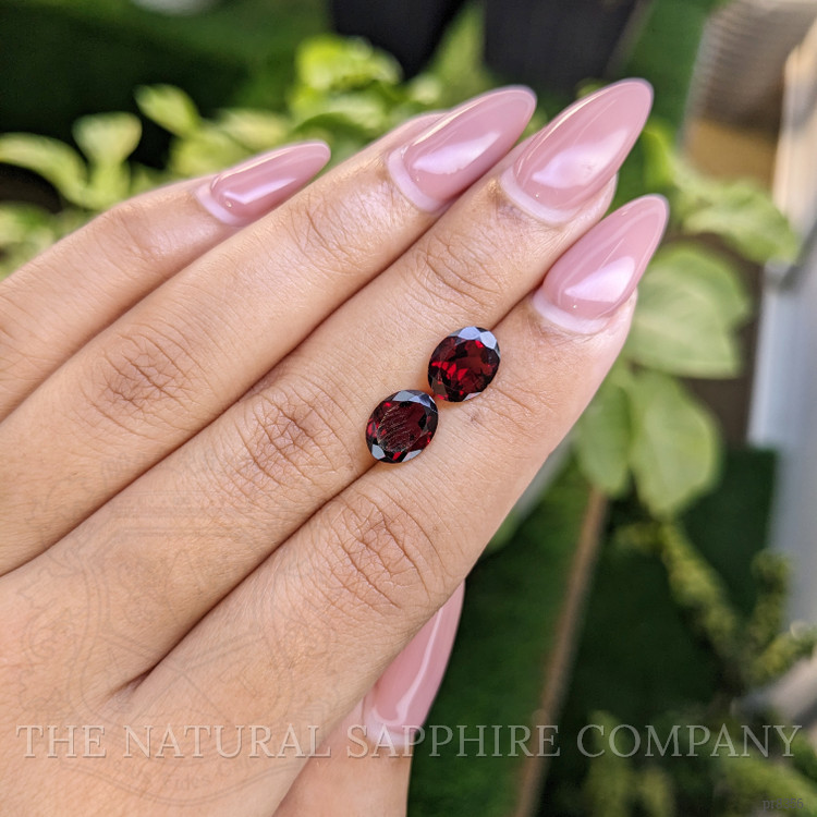 3.70 Ct.Tw. Garnet Pair from Ceylon (Sri Lanka)