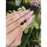 3.86&nbsp;Ct.Tw.Total Carat Weight Garnet Pair from Ceylon (Sri Lanka) Life Style
