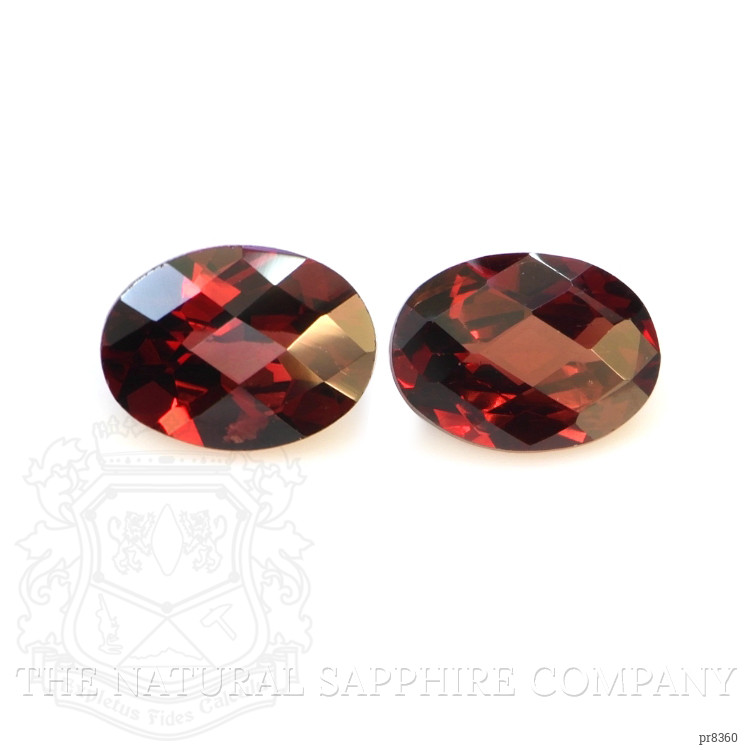 2.83 Ct.Tw. Garnet Pair from Ceylon (Sri Lanka)