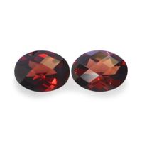 2.60&nbsp;Ct.Tw.Total Carat Weight Garnet Pair from Ceylon (Sri Lanka) Video