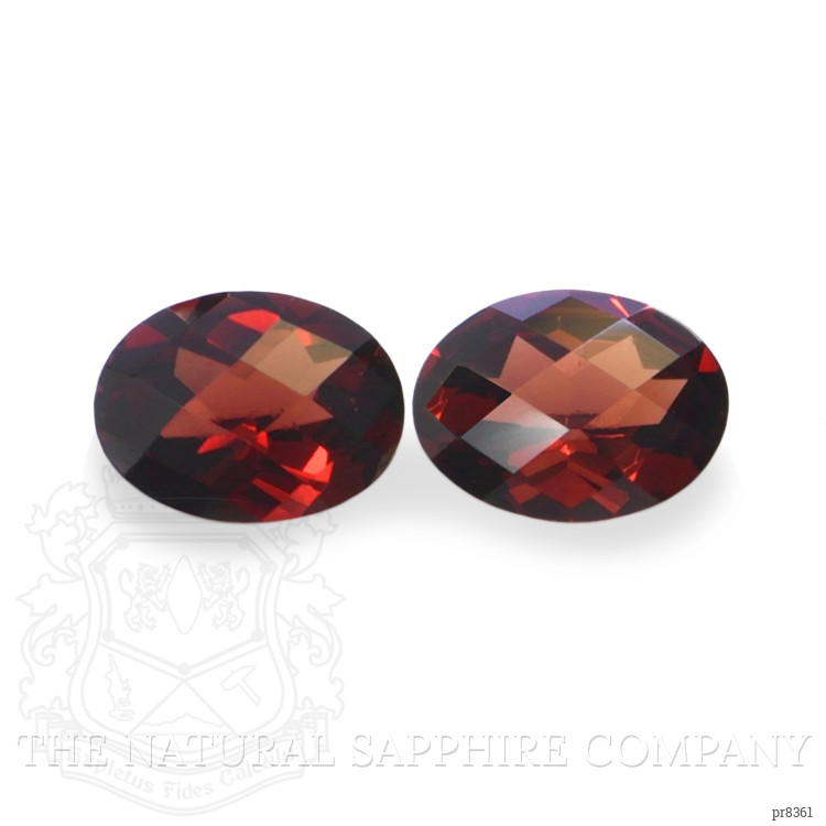 2.60 Ct.Tw. Garnet Pair from Ceylon (Sri Lanka)