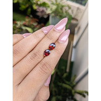 2.60&nbsp;Ct.Tw.Total Carat Weight Garnet Pair from Ceylon (Sri Lanka) Life Style