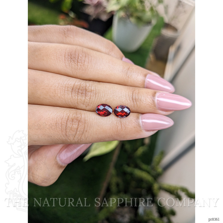 2.60 Ct.Tw. Garnet Pair from Ceylon (Sri Lanka)