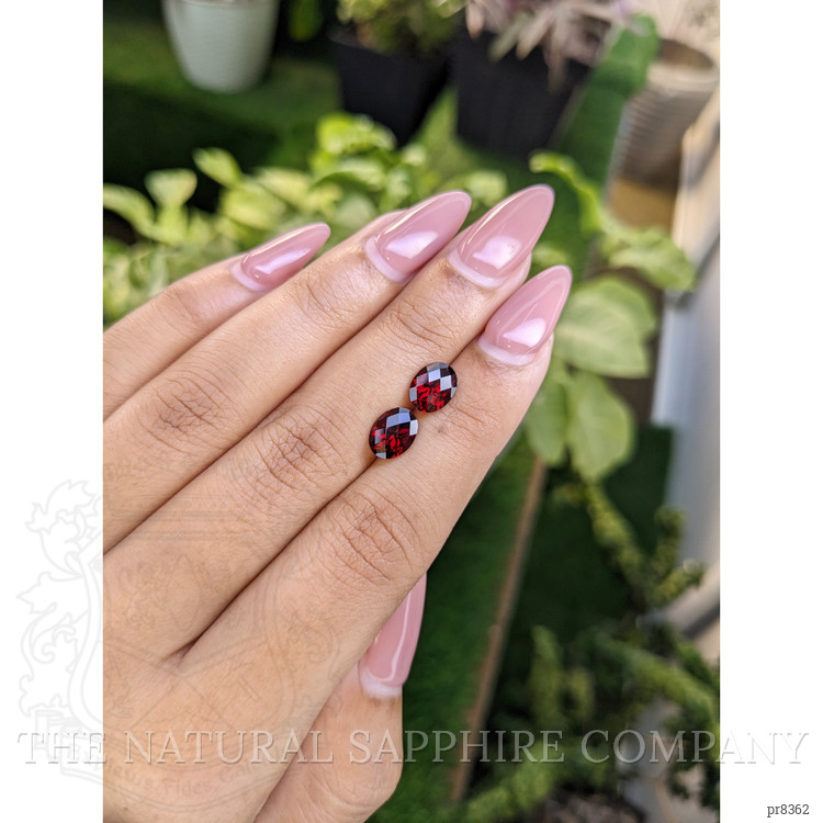 3.35 Ct.Tw. Garnet Pair from Ceylon (Sri Lanka)