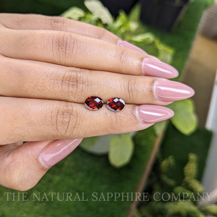 2.72 Ct.Tw. Garnet Pair from Ceylon (Sri Lanka)
