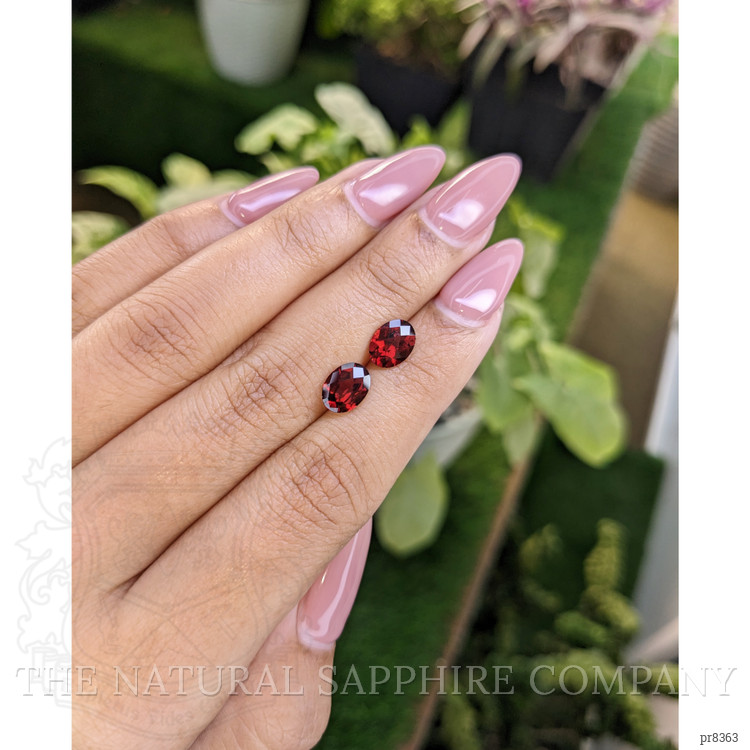 2.72 Ct.Tw. Garnet Pair from Ceylon (Sri Lanka)