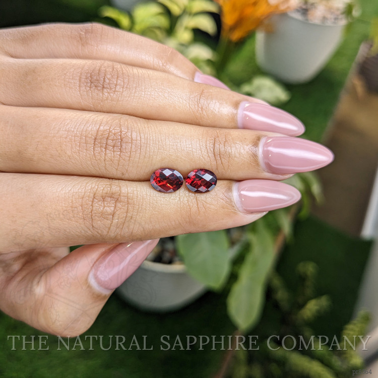 2.97 Ct.Tw. Garnet Pair from Ceylon (Sri Lanka)