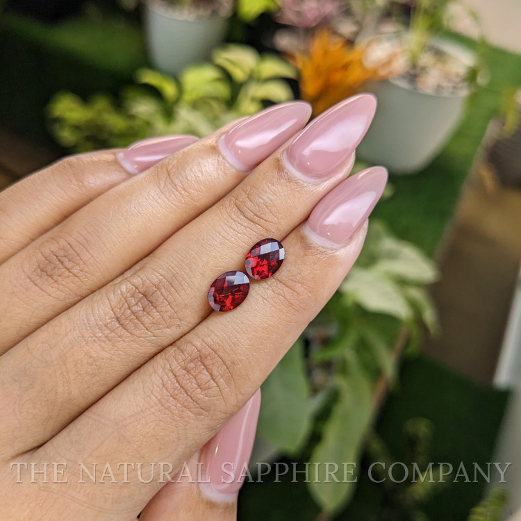 2.97 Ct.Tw. Garnet Pair from Ceylon (Sri Lanka)