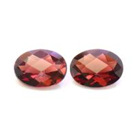 2.52&nbsp;Ct.Tw.Total Carat Weight Garnet Pair from Ceylon (Sri Lanka) Video