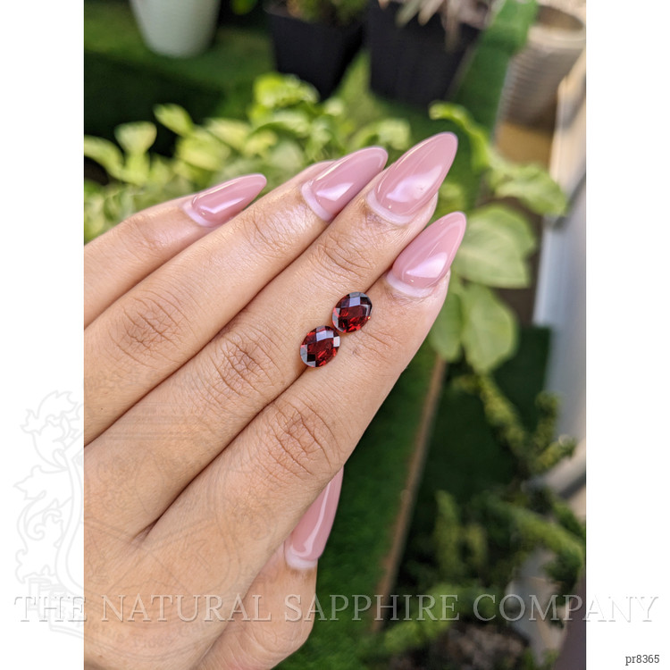 2.52 Ct.Tw. Garnet Pair from Ceylon (Sri Lanka)