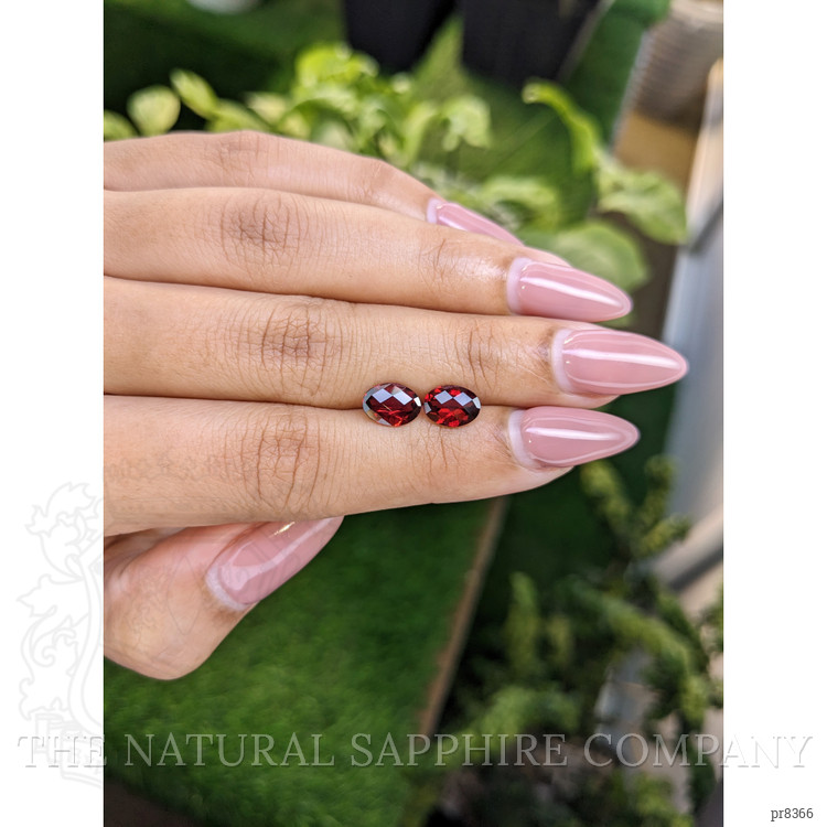 2.51 Ct.Tw. Garnet Pair from Ceylon (Sri Lanka)