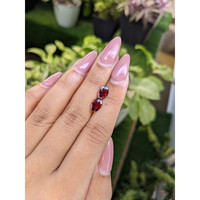 2.51&nbsp;Ct.Tw.Total Carat Weight Garnet Pair from Ceylon (Sri Lanka) Life Style