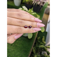 2.21&nbsp;Ct.Tw.Total Carat Weight Garnet Pair from Ceylon (Sri Lanka) Life Style