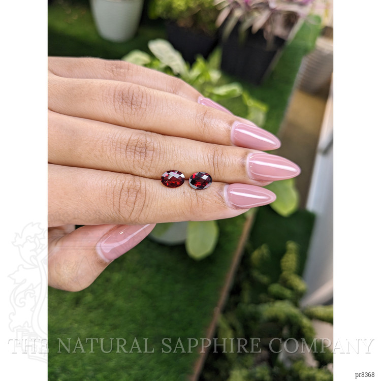 2.21 Ct.Tw. Garnet Pair from Ceylon (Sri Lanka)