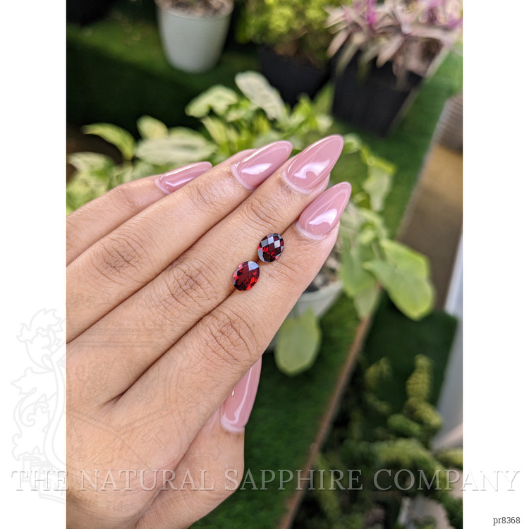 2.21 Ct.Tw. Garnet Pair from Ceylon (Sri Lanka)