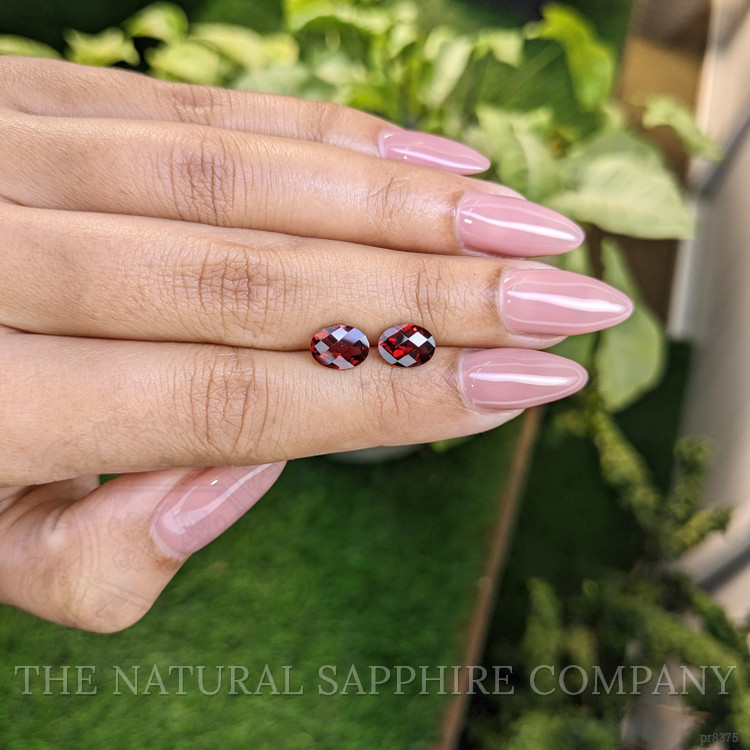 2.69 Ct.Tw. Garnet Pair from Ceylon (Sri Lanka)