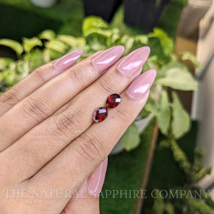 2.69 Ct.Tw. Garnet Pair from Ceylon (Sri Lanka)