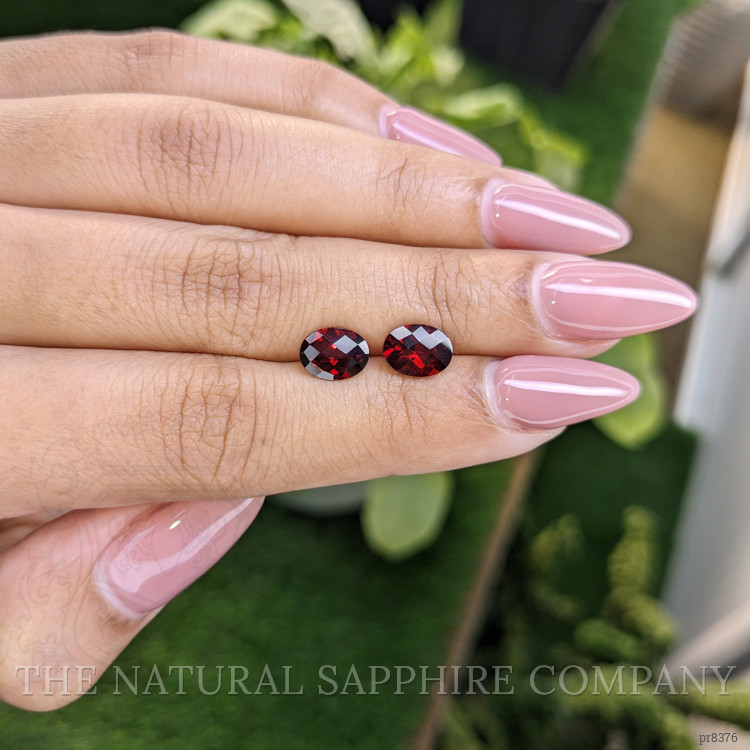 2.93 Ct.Tw. Garnet Pair from Ceylon (Sri Lanka)
