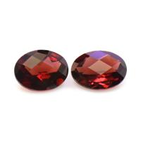 2.55&nbsp;Ct.Tw.Total Carat Weight Garnet Pair from Ceylon (Sri Lanka) Video