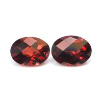 2.93&nbsp;Ct.Tw.Total Carat Weight Garnet Pair from Ceylon (Sri Lanka) Video