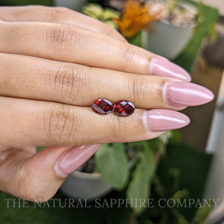 2.93 Ct.Tw. Garnet Pair from Ceylon (Sri Lanka)