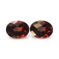 3.20&nbsp;Ct.Tw.Total Carat Weight Garnet Pair from Ceylon (Sri Lanka) Video