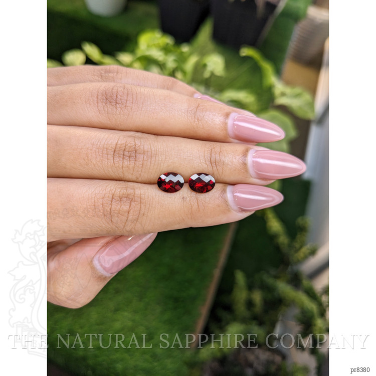 2.86 Ct.Tw. Garnet Pair from Ceylon (Sri Lanka)