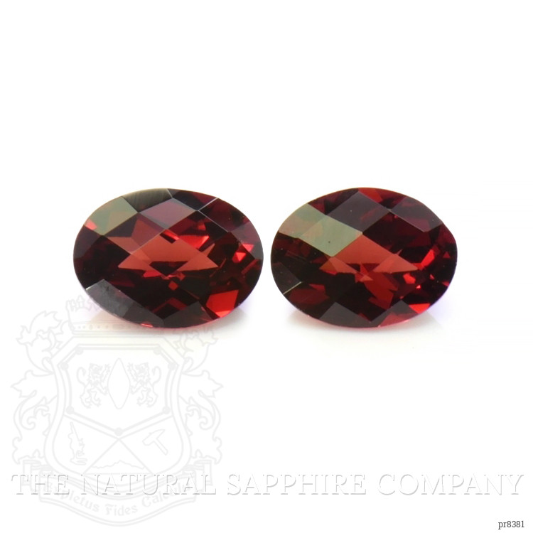 2.89 Ct.Tw. Garnet Pair from Ceylon (Sri Lanka)